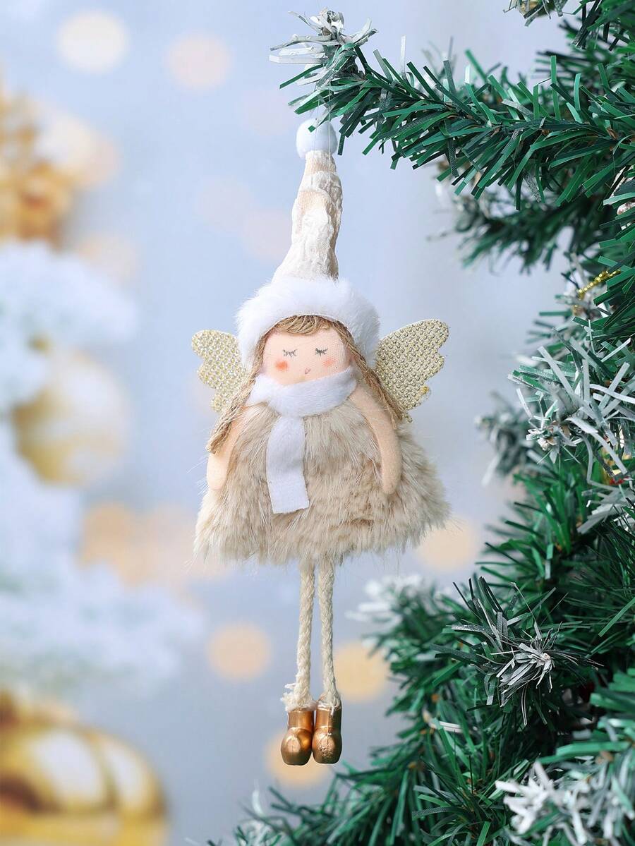 圣诞天使娃娃、圣诞挂饰、圣诞袜填充物、圣诞小矮人娃娃、圣诞饰品、圣诞树装饰、圣诞树装饰、圣诞快乐装饰、圣诞派对装饰、圣诞家居装饰、圣诞装饰、圣诞礼物、冬季装饰、圣诞派对礼品、壁炉装饰家居装饰、房间装饰、2026 新年装饰 - 咖色 - 查看 1