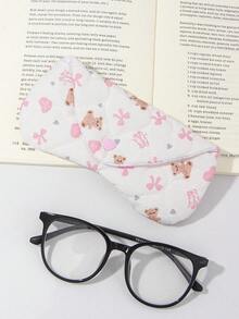 1个心形绗缝眼镜盒，女士眼镜包，眼镜盒，眼镜架，女孩眼镜收纳盒，适合旅行、度假和上学，太阳镜袋，多功能收纳袋，眼镜整理袋，首饰袋，太阳镜配件，韩版INS风格设计，带搭扣，完美保护太阳镜，生日礼物，朋友礼物，伴娘礼物，返校礼物，旅行必备，宿舍必备 - 彩色 - 查看 14