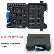 1 套螺丝刀工具套件，平头、星形、棘轮螺丝刀，多功能家用小型螺丝刀套装 - 彩色 - 查看 3