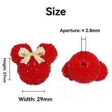 5件套可爱糖熊头焦点珠饰品制作套装DIY笔DIY饰品配件装饰