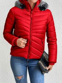 Big City Women Jackets - Red - View 3