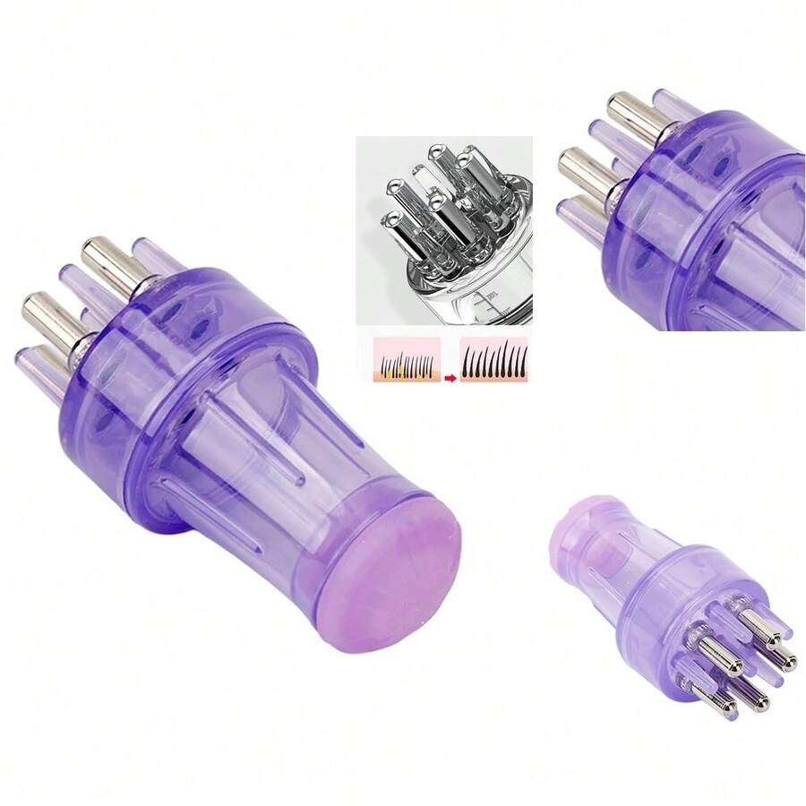 Peine Aplicador de Aceite para Cabelludo Medicinal - Botella Aplicadora para Raíces del Cabello, Dimensiones 12 x 11, 1 x 6, 5 cm - Negro - Ver 1