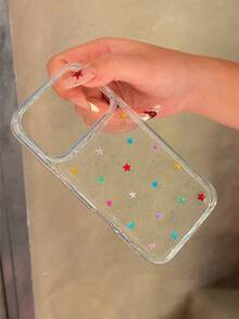 Funda protectora transparente con brillo creativa y personalizada compatible con iPhone 15, 14 Pro Max, 13/16 Pro Max, 17/15/11/12