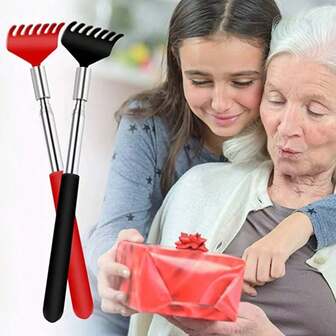 5件套可伸缩挠痒痒器，实用又实惠的挠痒痒工具，老年人必备