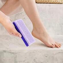 4pcs Purple Pumice Stone For Feet - PU Material Scrubber And Professional Exfoliating Rock For Feet Hands Body Care - Foot Pumice Stone For Feet Hard Skin Callus Remover, Foot Care, Callus Remover Pedicure, Foot Scrubber, Feet Scrub, Christmas Gifts - Purple - View 4