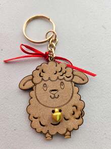 Borreguito de la Abundancia 5 x 4.5 cm (Para Llavero) (1 Pieza) - Camel - Ver 2