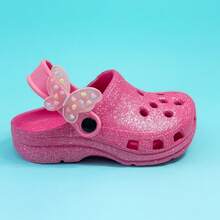 Glitter Glitter Babouche Sandals For Girls New Release - 玫紅色 - 查看 5