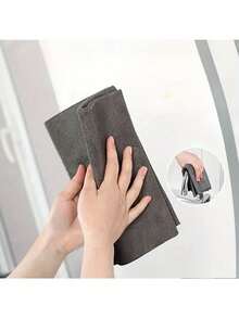 5pcs Magic Cleaning Cloths, Streak-Free Glass & Mirror Cleaner, Efficient Design, High Absorbency Microfiber Cloth, Reusable Wet Wipes