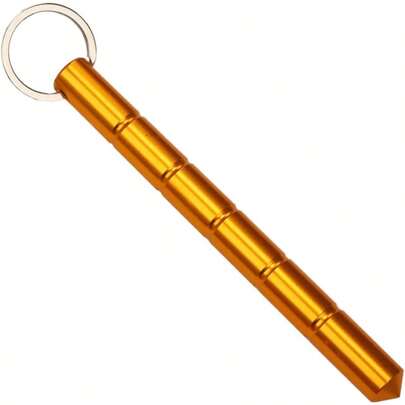 Novelty Tactical Key Chain Personal  Emergency Tool Glass Breaker Portable Aluminum For Outdoor Survival Car Ty Home Security And Travel Protection With Compact Design And Durable Construction