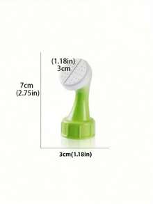1pc PVC Automatic Plant Watering Device - High Quality, Battery-Free Potted Plant Sprinkler Head, Threaded Fit, Water-Saving, Suitable For Indoor Gardening, Automatic Watering Equipment - Green - View 2