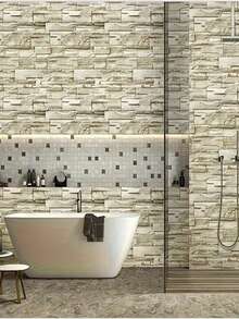 1 Rotolo di carta da parati in vinile rimovibile e riutilizzabile, autoadesiva, adatta per studio, soggiorno, sala da pranzo, bagno, camera da letto, pareti commerciali e residenziali, dormitori, negozi, cucine, bagni, rinnovo di mobili, scrivanie, armadi, carta da parati rimovibile, mobili, elettrodomestici, impermeabile, resistente alle macchie, insonorizzante, adesivo piatto di lusso, comoda per la decorazione della casa, adesivo per parete TV, armadietti, vanità, decorazione della casa, permettendoti di rinnovare la tua casa.