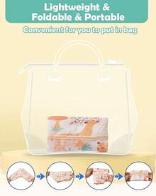 Lictin 3 Piezas Baberos Bebé Niña, Baberos Manga Larga, Baberos Impermeables para Niños Niñas Pequeños - Multicolor 1 - Ver 5