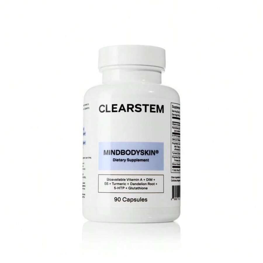 MINDBODYSKIN® Hormonal Acne Supplement – Clear Skin Support – Men & Women Daily Wellness - 預設 - 查看 1