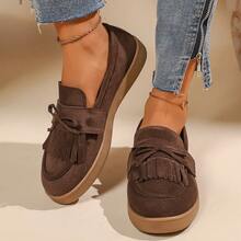 Zapatos planos para mujer, nuevos y ligeros de unicolor, de moda para primavera/otoño