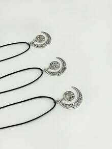 1pc Zodiac Sign Hanging Ornament, Rear View Mirror Decor, Metal Pendant, High-Quality Hanging Accessory