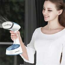 SOKANY 3065 多功能家用蒸汽熨斗，1470W 高功率，快速加热，120ml 大容量，360° 熨烫（可折叠），LED 指示灯，轻松熨烫衣领、纽扣等小面积部位，适合家庭和商业用途。