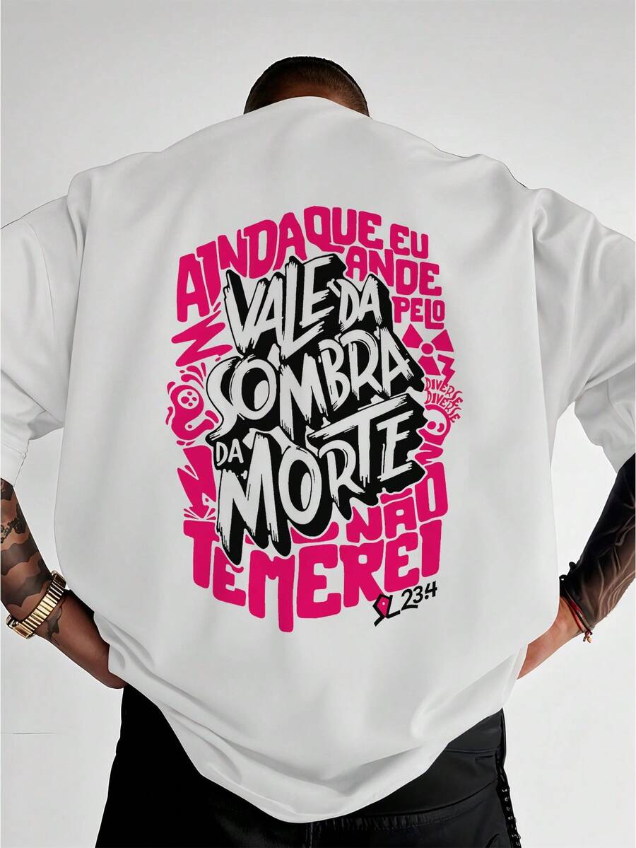 Camiseta  Cristã Salmo 23 Streetwear Premiun Unissex ref3929