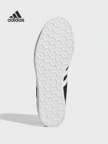 Adidas Giày thể thao trượt ván đế dày buộc dây màu tương phản, thích hợp để mang hàng ngày - Đen và trắng - Xem 5