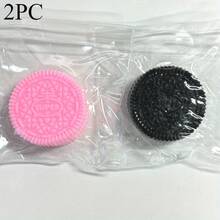 2PC And 1PC Mystery Toys, Birthday Simulation Food Sandwich Cake, Mother's Day Easter Halloween Squeeze Pack, Q-Squeeze Toy Round Squeeze Fun, TPR Material Slime Cookie, Double Layer Sandwich Dual Flavor Style