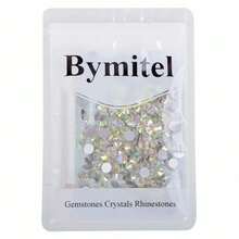 288PCS Art Nail Rhinestones Non Hotfix Glue Fix Round Crystals Glass Flatback For DIY Jewelry Making With One Picking Pen (Ss30 288PCS, Crystal AB){"Color_name":"CrystalAB","Size_name":"Ss30288pcs"} - 水晶ABss30288件 - 查看 4