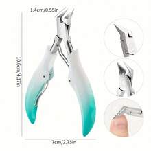 Professional Nail Clipper, Stainless Steel Nail Clippers, Ingrown Toenail Nipper Nail Care Tool - Multicolor - View 10