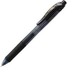 EnergelX Liquid Gel Pen Retractable 0.7mm Medium Nib Black Barrel Black Ink Box Of 12 Pens BL107A