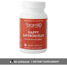 Happy Saffron Plus – Saffron Flower Extract Supplement – Eye Health & Vision Support – Natural Mood Enhancer For Men & Women - 套餐 2 - 查看 8