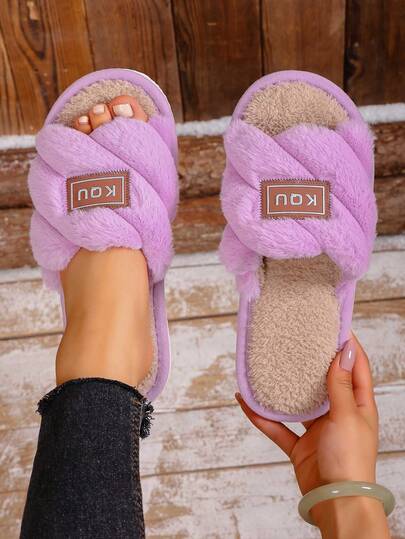 Nowe, odkryte kapcie domowe dla kobiet, ciepłe kapcie do sypialni, styl dla par, prezent na festiwal dla rodziny. Odpowiednie na cztery pory roku.