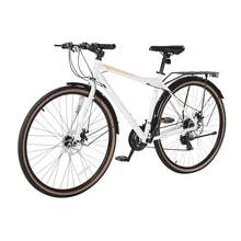 Hybrid Bike, Lightweight Aluminum Frame Bike, 700c Wheel Men Women Hybrid Bicycle, Step-Over Adult Urban City Commuter Bikes, With 24-Speed Shimano Drivetrain, Alloy Adjustable Stem, Dual Brakes - 24-speed Dual Brakes - View 8