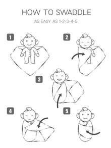 بطانية لف الأطفال المعتمدة من Oeko-Tex، بطبعات بالون ساخن وأخضر، لف لطيف وناعم وقابل للتنفس للأطفال الرضع البنات والأولاد، بطانية أطفال خفيفة الوزن