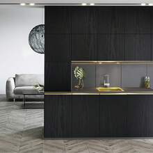 1 Rolle - Schwarzes Holz Kontaktpapier, Abziehbar und Klebend für Arbeitsplatten, authentischer Holzoptik, strapazierfähig, verstärkend wasserdicht für Zuhause und Büro, schwarzes Holz Abzieh- & Klebefolie - wasserdicht, selbstklebend, dekorativ für Möbel und echte Holzoberflächen, leicht zu reinigen