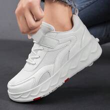 青少年隐形轮滑鞋，透气网眼，户外四轮直排轮滑鞋，可伸缩，运动，适合圣诞节、万圣节、节日礼物