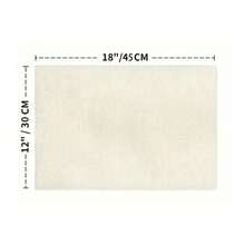 Tapete de mesa de comedor de 30,48 x 45,72 cm con acuarela de ciervo, árbol y copos de nieve, decoración navideña y de invierno, estilo rústico, lavable