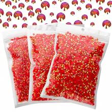 25000Pcs Red AB Rhinestones For Bedazzling Kit, 3-5mm Resin Flatback Rhinestones Bulk Bedazzle Gems Diamonds For Crafts DIY Shoes, Clothing{"Color_name":"RedA/B"} - 紅A/B - 查看 1