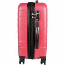 PERRY ELLIS Maleta de Cabina para Viaje con Diseño Moderno y Espacio Ampliado Ideal para Viajes Cortos y Negocios Resistente al Agua y con Ruedas Duraderas para un Transporte Comodo - Rojo - Ver 5