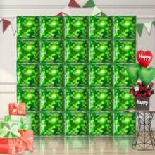 Elegante Globos Cuadrados Metálicos 25 Piezas Decoración para Fiestas Adecuado Para Fiestas de Cumpleaños y Banquetes etc juego de globos metálicos para decoración de eventos bodas baby shower y árbol navideño fondo de fotos para fiesta de navidad posadas y Año Nuevo ideales para ambientar celebraciones Christmas y reuniones familiares - Camuflaje Verde - Ver 13