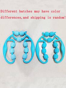 1pc Leg Massager Device, Leg Roller Slimming Body Shaper With 9 Massage Wheels For Calf Muscle Relaxation And Fitness Gym Accessories