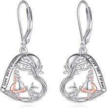 Alice In Wonderland Dangle Earrings Sterling Silver Wonderland Dangle Earrings Jewelry Gift For Women2025 - 1 - 查看 9