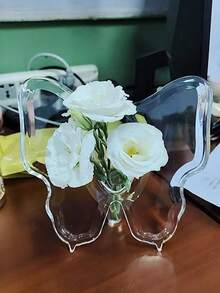 Vase décoratif papillon, ornement de bureau élégant, arrangement floral hydroponique pour salon et chambre à coucher, décoration de style Ins pour la maison, vase à fleurs, vase en verre