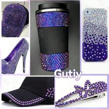 21000Pcs Purple AB Rhinestones For Bedazzling Kit, Mix Sizes Jelly Bedazzling Resin Gems, Gems Bedazzling For Crafting, Flatback Resin Rhinestones For Craft DIY Face Makeup{"Color_name":"S24"} - S24 - 查看 6