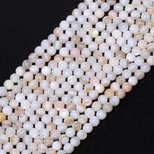 1strand 2mm Round Natural Mother Of Pearl Shell Beads For Jewelry Making DIY Elegant Bracelet Necklac Earrings Accessories