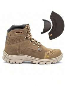 Caterpillar Men's Safety Ankle Boot 2190, PVC Toe With Gel Insole! - Màu be - Xem 6