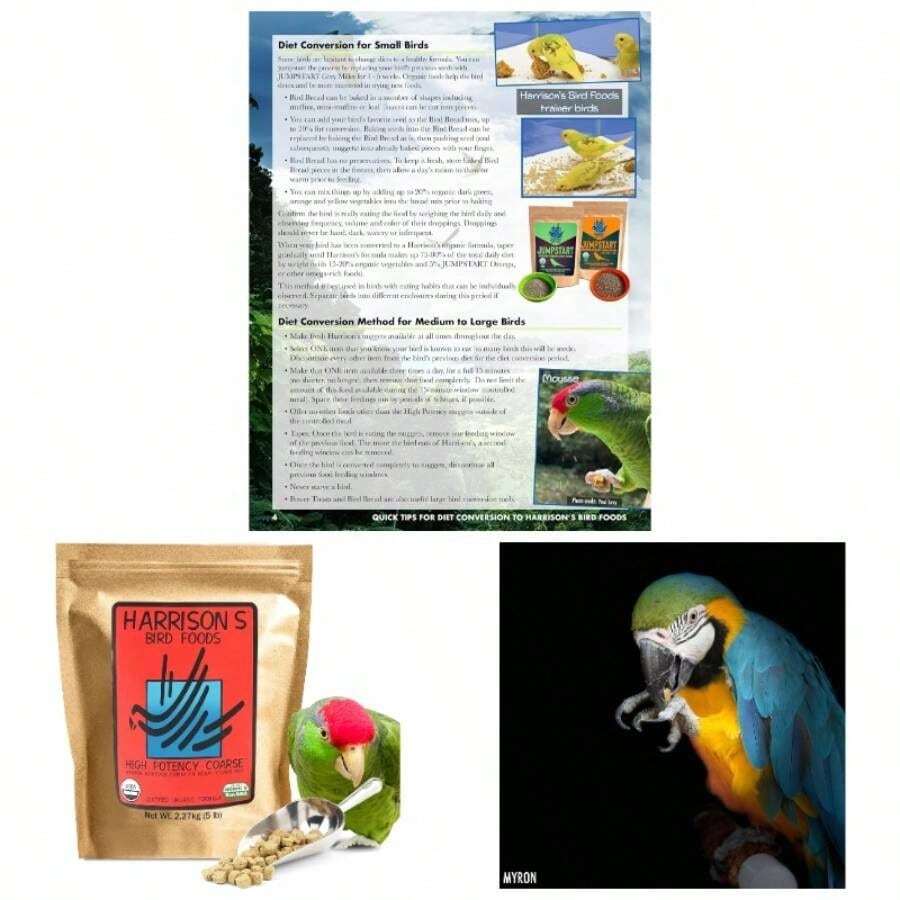 High Potency Coarse 5Lb - Complete Parrot Diet - Initial - View 1