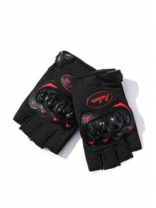 1 双男女无指手套，适合户外骑行、旅行、居家、办公室和写作 - 漏指手套 - 查看 3