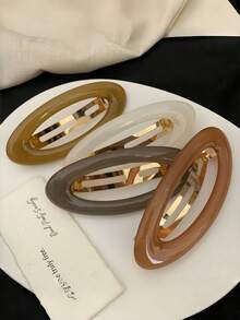 Korean Style Fashionable Spring Clip, Suitable For Women Over 14 Years Old Y2k Hair Clips Claw Clips Hair Claws Hair Slide Hair Barrettes, School Stuff