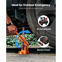 Hydraulic Bottle Jack, 4 Ton (8818.4 Lbs) Capacity, 7.3-13.8 Inch Lifting Range, Heavy Duty Welded Bottle Jack For Car, SUV, Pickup, Auto Repair, House Lift And Agricultural Equipment, Orange - 4T 7.3-13.8 Inch - View 4