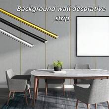 3 m/rouleau Bande décorative murale auto-adhésive, bande de calfeutrage en PVC, sticker décoratif mural, protecteur de bord de meuble, bordure décorative de cadre
