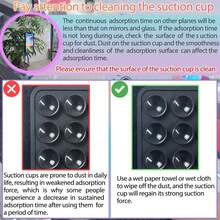 1pc Dual-Sided Silicone Suction Cup Phone Holder, Compatible With Iphone And Android, Adjustable Angle And Compact Design, Ideal For Makeup, Dance, Fitness, Yoga, Shower, Watching Shows, Perfect For Videos And Selfies, Great Gift For Friends And Birthday - Multicolor - View 5