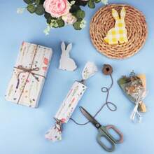 100 Sheets Spring Flower Tissue Paper 20x14 Inches Easter Plaid Party Supply Gift Wrap Decoration DIY Craft Wedding