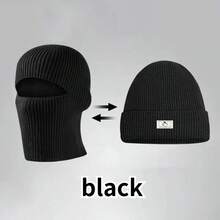 Băng đô giữ ấm mùa đông unisex bằng vải nỉ - Chống tia UV, nhẹ, chắn gió, thoáng khí, co giãn, thích hợp cho trượt tuyết, đạp xe và đi xe máy. - Nhiều màu - Xem 8